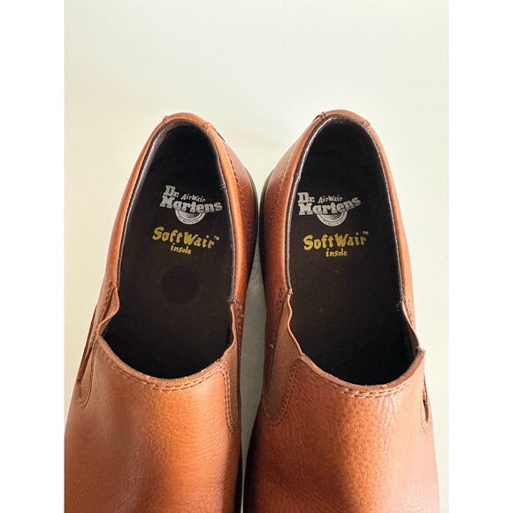 NEW Dr. Martens Ethan Leather Slip On Moc Toe Shoes Pebbled Leather Men\'s 13 main image 6